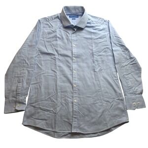 Vince Camuto Shirt Mens 16‎ 1/2 32 33 Slim Fit Oxford Preppy Academia Career